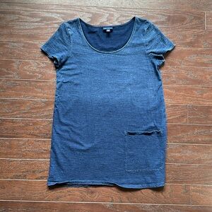 Indigo tee shirt dress